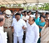 తెలంగాణ అమరవీరుల సంస్మరణ కార్యక్రమం ఏర్పాట్లను మంత్రులు తలసాని, మహమూద్ అలీ పరిశీలించారు.