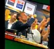 France President Macron drinks a beer in 17 seconds