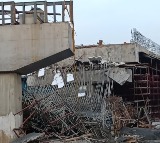 8 injured as part of slab of under-construction flyover collapses in Hyderabad