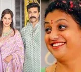 Minister Roja extends congratulations to Ram Charan Upasana