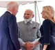 Indian Prime Minister Modi meets Joe biden jill biden