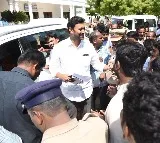 Avinash Reddy attends at CBI office in Hyderabad