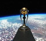 ICC sent world cup trophy into stratosphere