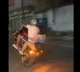 Couple falls off bike while performing dangerous stunts Delhi Police tweets video