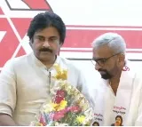 Pawan Kalyan welcomes Thota Sudheer into Janasena party