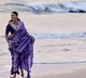 Mrunal Thakur exudes elegance in a traditional saree in '#Nani30' first look
