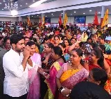 Lokesh held face to face with woman in Nellore