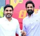 Ganta Srinivas Rao son Raviteja in Lokesh padayatra