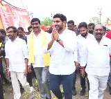 Nara lokesh padayatra gets huge response in spsr nellore district