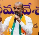 Bandi Sanjay arrives at Shamshabad airport