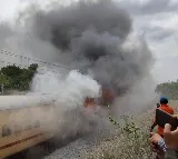 Telangana DGP tweets on train fire accident