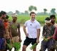 Rahul Gandhi interacts with farmers in Haryana's Sonipat, plants paddy