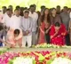 Sharmila and Vijayamma pays condolences at YSR Ghat