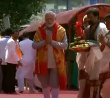 PM Narendra Modi in warangal Bhadrakhali Temple