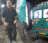 With blaring sirens, ambulance stops for snacks in Hyderabad!