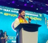 Congress pcc chief Revanth Reddy contavercial comments on Free Electricity at TANA sabhalu