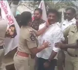 Sri Kalahasti CI Anju Yadav slaps Janasena leader