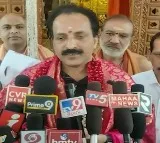 ISRO Chairman Dr Somnath offers special prayers in Sullurpet Chengalamma temple seeking success in Chandryaan3
