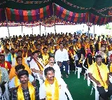 Nara Lokesh welcomes Mangalagiri YSRCP leaders and workers into TDP