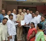 complaint of mla veeraiah in police station against cm kcr