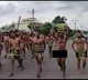 Naked protest in Raipur