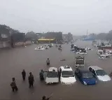 Streets Flooded and Cars Submerged As Heavy Rain Batters Gujarat