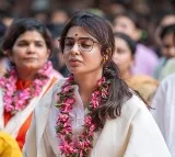 Samantha attends meditation program in esha foundation