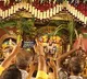 Huge rush in Tirumala town