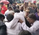D Raja faints during protest against Centre over Manipur situation