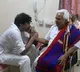 Pawan Kalyan visits Gaddar in hospital