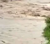 Car Swept away in brook in Siddipet district