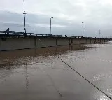 Flood water levels raises at Dhavaleswaram barrage