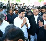 Nara Lokesh attends Mangalagiri Court