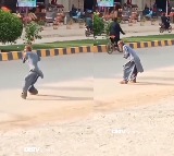 Video Of Old Man Playing Imaginary Cricket Is Viral