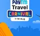 Paytm offering huge discount on flights buses and trains tickets till August 10