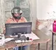 Jagitial Birpur mpdo office in dilapidated state employees attend duties wearing helmets