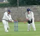83 year old former Scottish cricketer plays with oxygen cylinder on his back