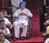 Former PM Manmohan Singhs presence in wheelchair spurs controversy in Parliament