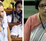 Rahul Gandhi Allegedly Blows Flying Kiss To Smriti Irani While Leaving Lok Sabha