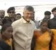 Chandrababu dances with artists in Vijayanagaram