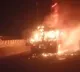APSRTC bus catches fire in Chennai 47 passengers left safe