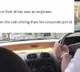 engineer at Qualcomm works as a cab driver