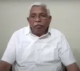 professor kodandaram staged a silent protest