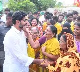 Lokesh Yuvagalam Padayatra enters into Mangalagiri constituency