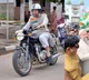 Asaduddin Owaisi vrooms on bike in Hyderabad