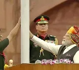 Modi hoists tricolor flag in red fort address national highlighting its strenghths