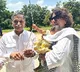 Mega Princess Klin Kaara Konidela participates in flag hoisting