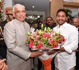 CM Jagan attends At Home in Raj Bhavan