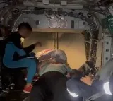 Indian Coast Guard airlifts a China man after he suffered cardiac arrest in China ship