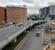 woman dies after falling from hitech city flyover after her bike collides with flyover wall